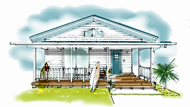 住宅イメージの絵